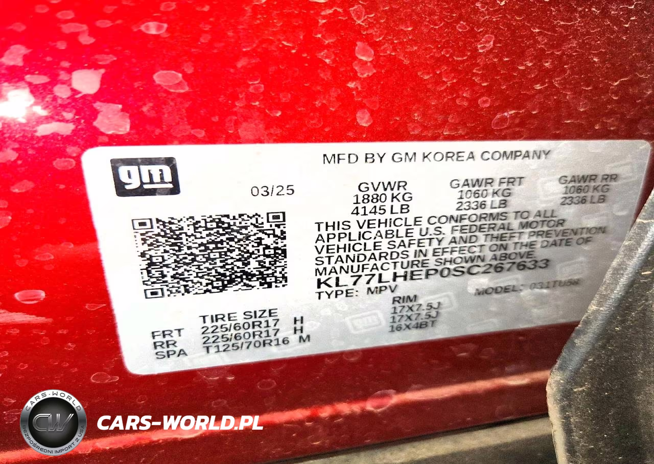 2025 Chevrolet Trax 1Lt VIN:KL77LHEP0SC267633 - 12