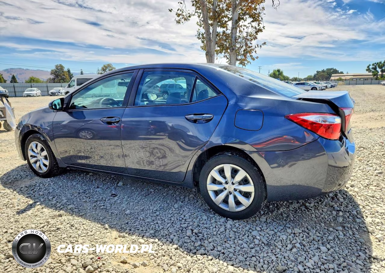 2016 Toyota Corolla Le VIN:5YFBURHE8GP387849 - 2