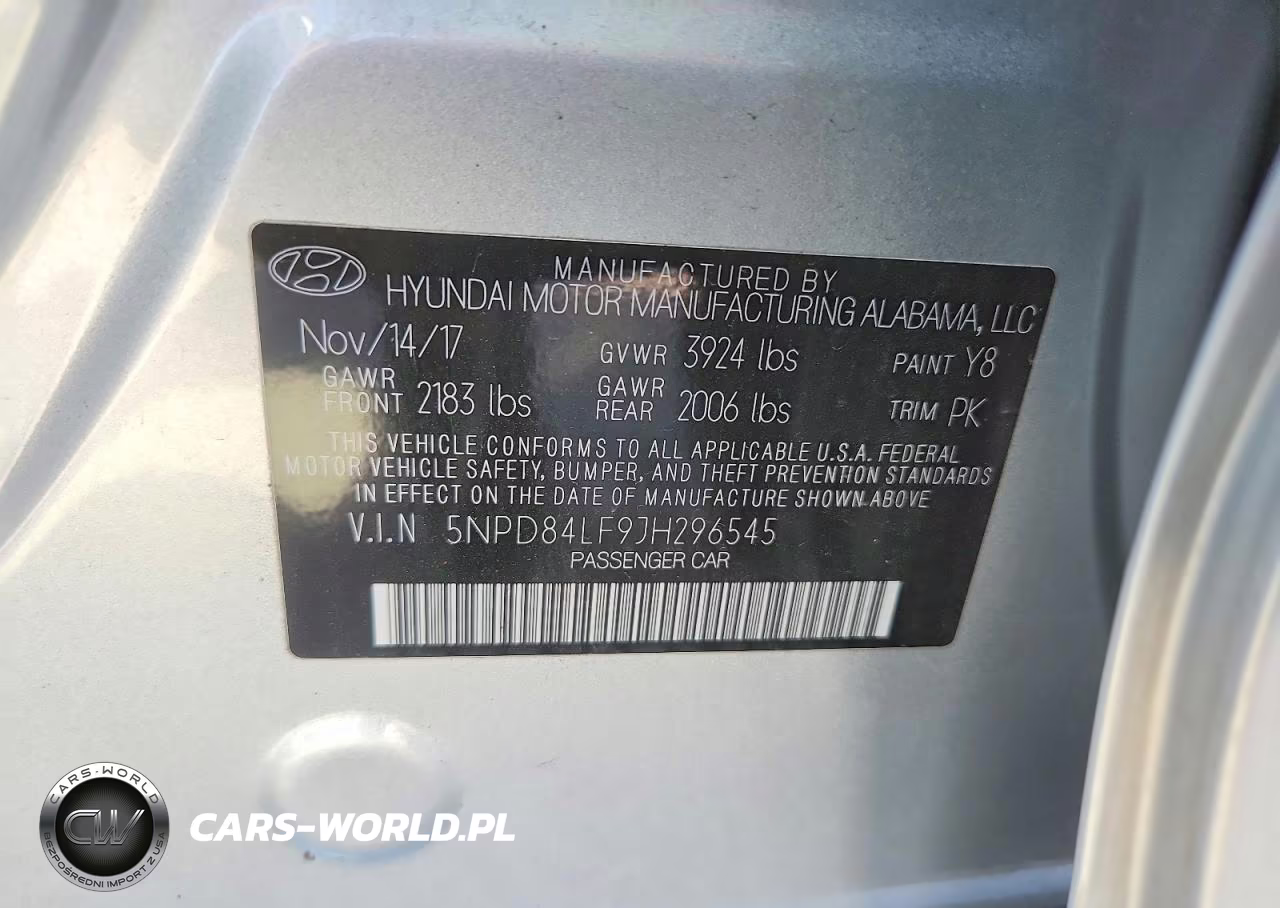 2018 Hyundai Elantra Sel VIN:5NPD84LF9JH296545 - 12