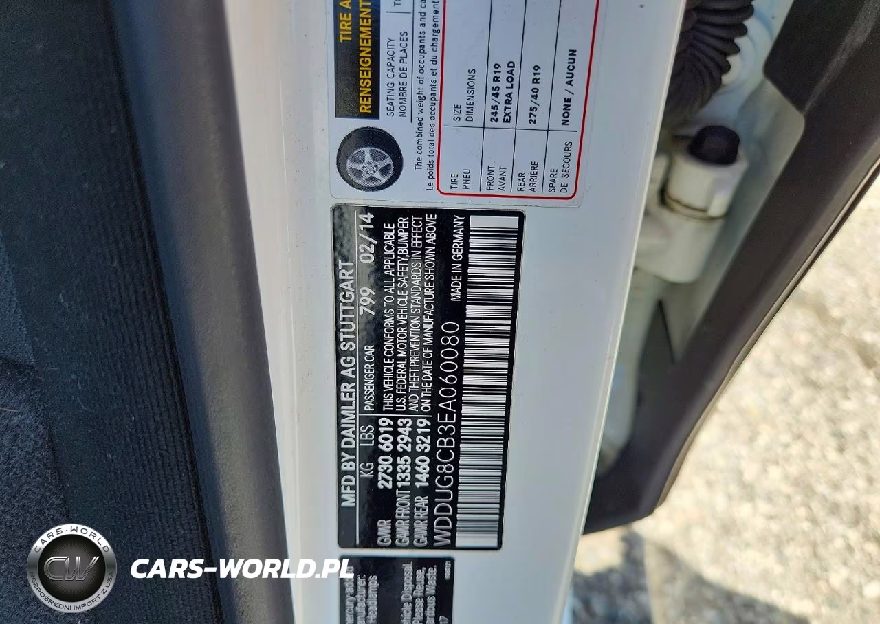 2014 Mercedes-Benz S 550 VIN:WDDUG8CB3EA060080 - 12