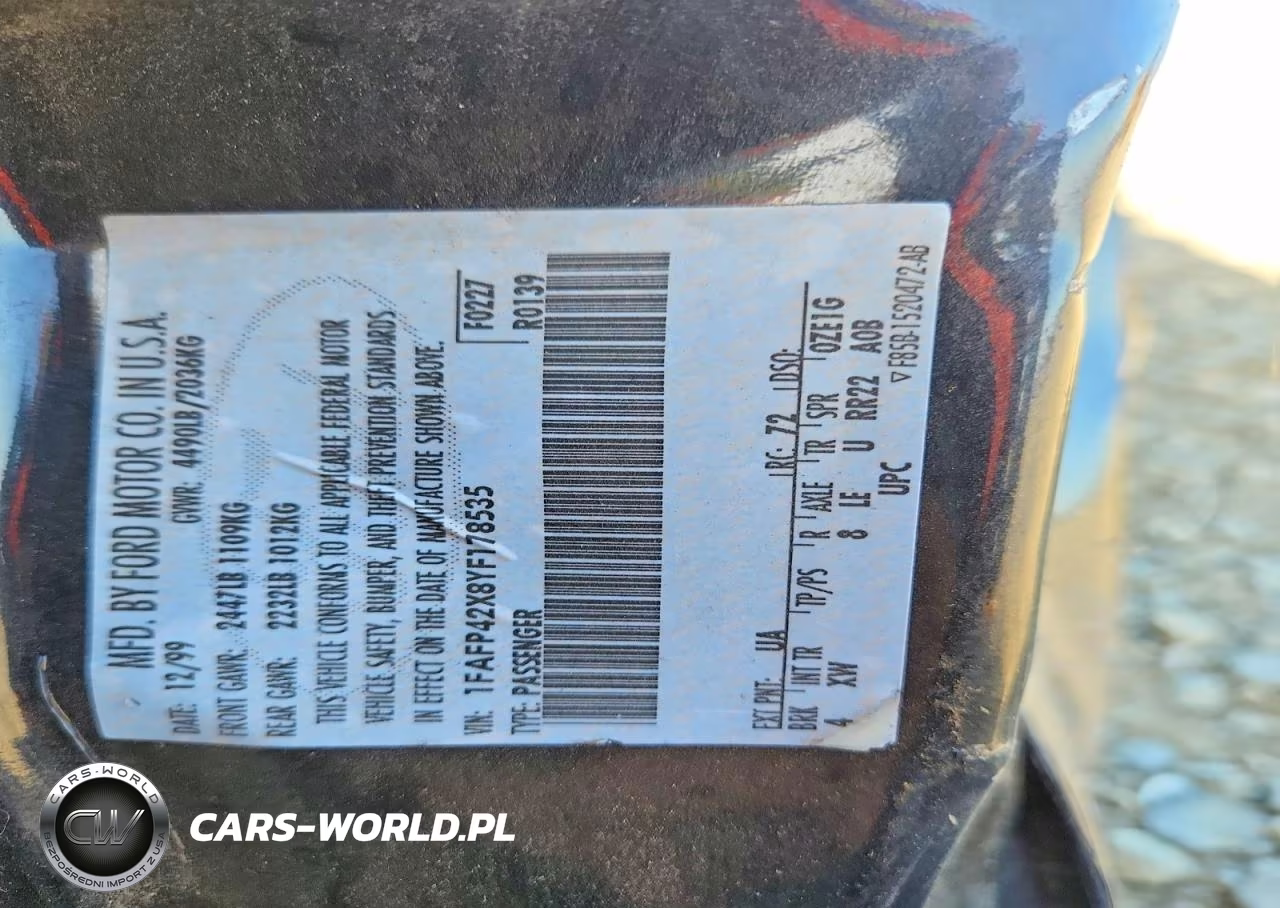 2000 Ford Mustang Gt VIN:1FAFP42X8YF178535 - 12