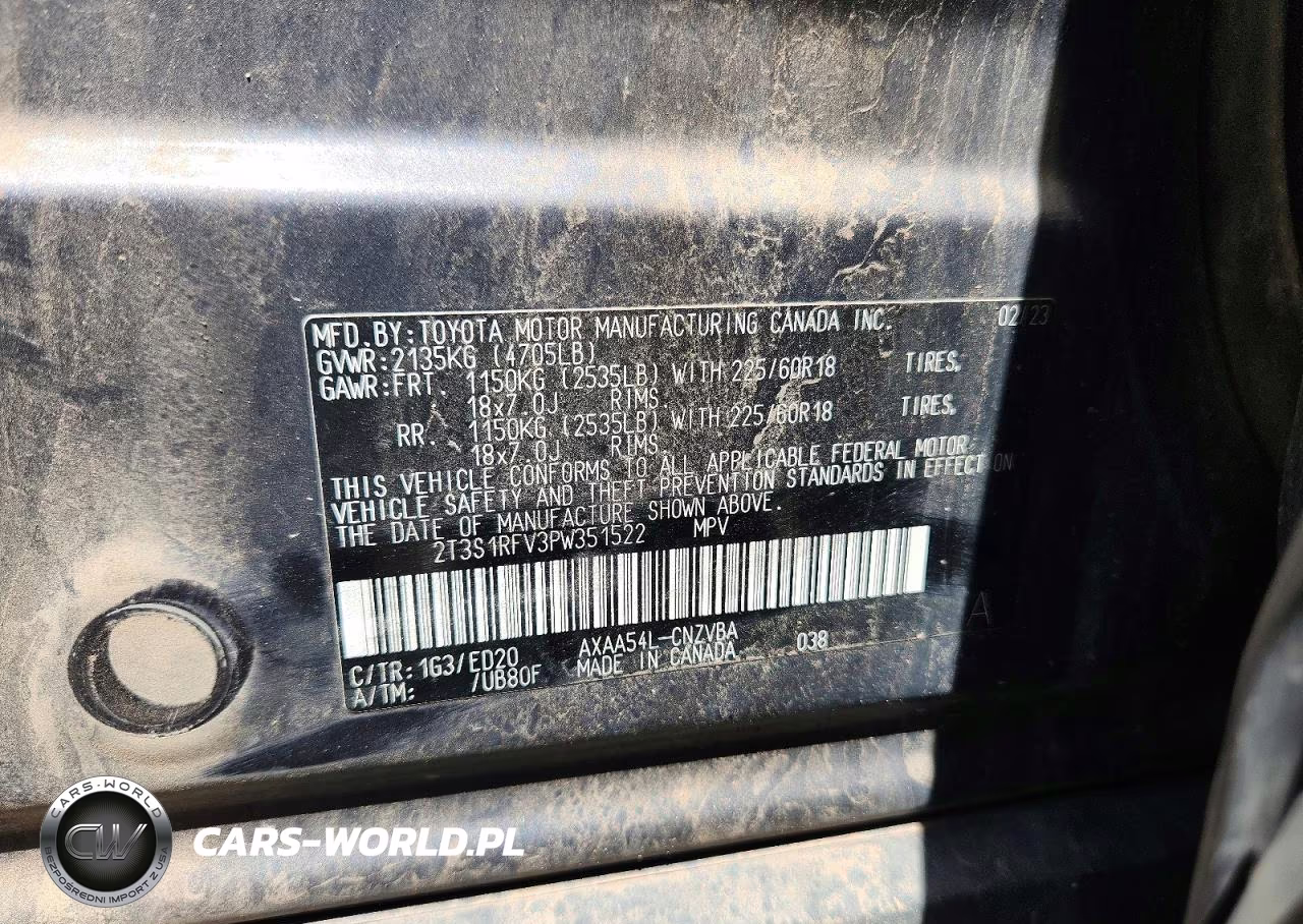 2023 Toyota Rav4 Trd Off Road VIN:2T3S1RFV3PW351522 - 13