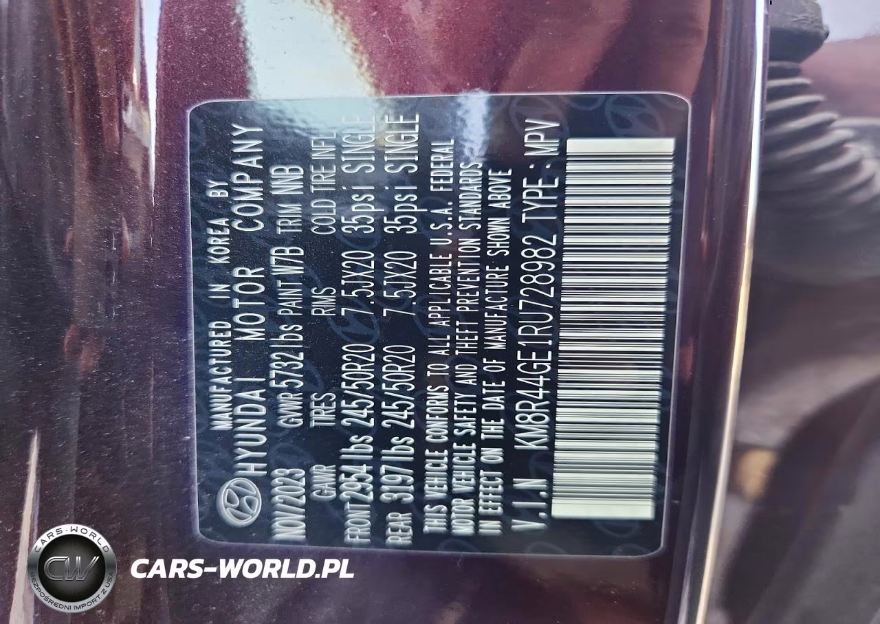 2024 Hyundai Palisade Sel Premium VIN:KM8R44GE1RU728982 - 12
