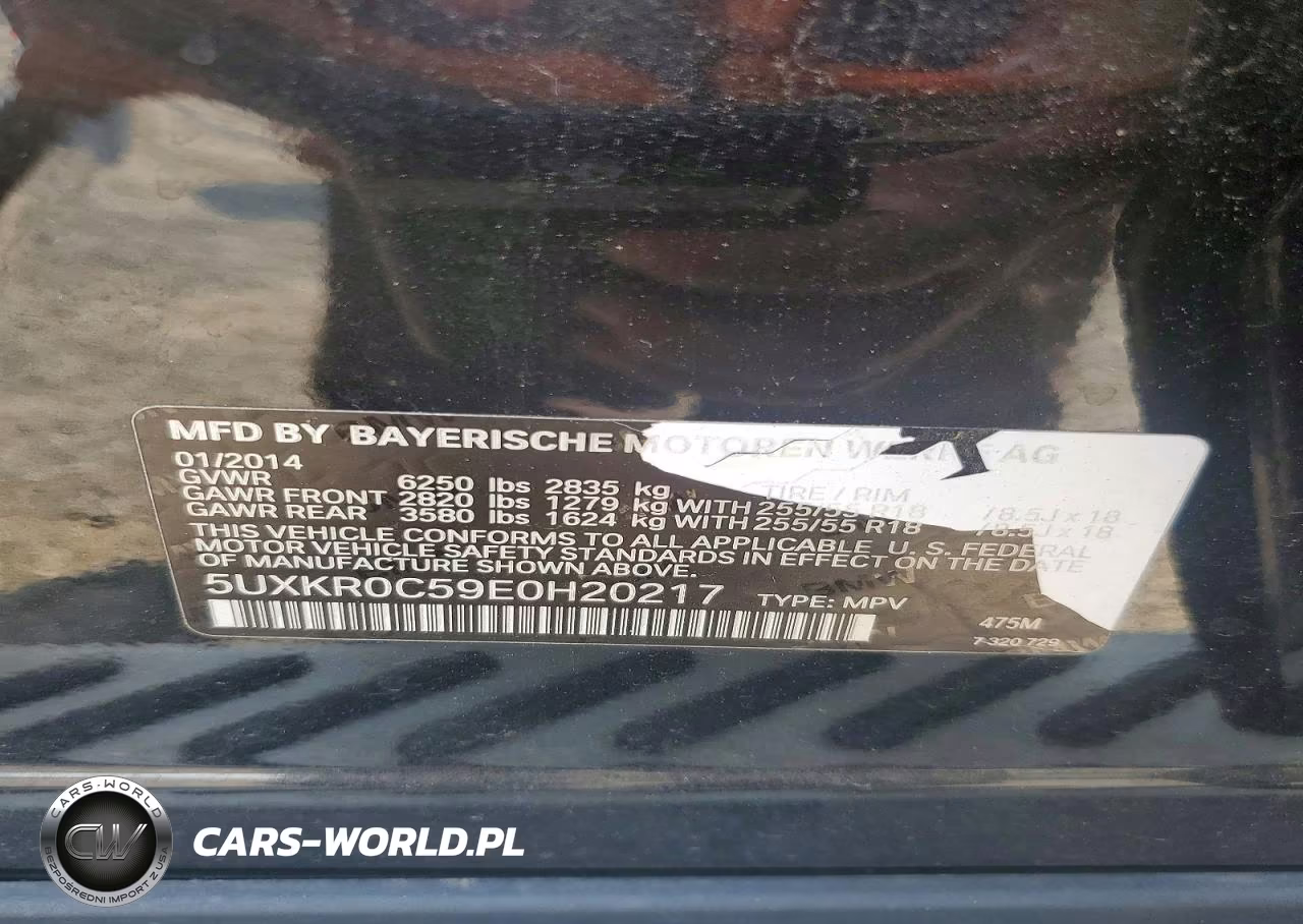 2014 BMW X5 xDrive35I VIN:5UXKR0C59E0H20217 - 13