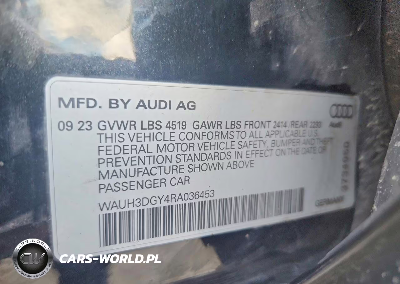 2024 Audi S3 Premium Plus VIN:WAUH3DGY4RA036453 - 12