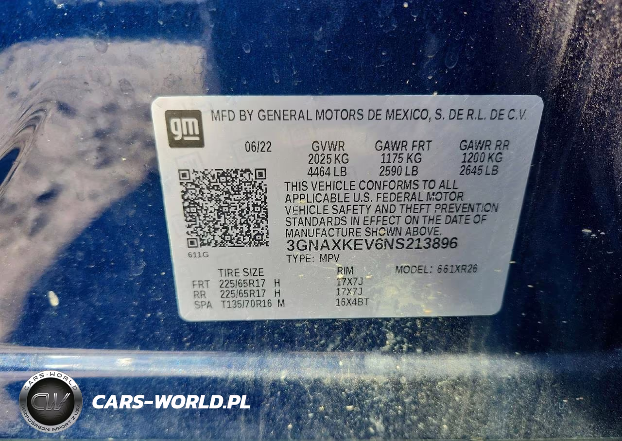 2022 Chevrolet Equinox Lt VIN:3GNAXKEV6NS213896 - 13