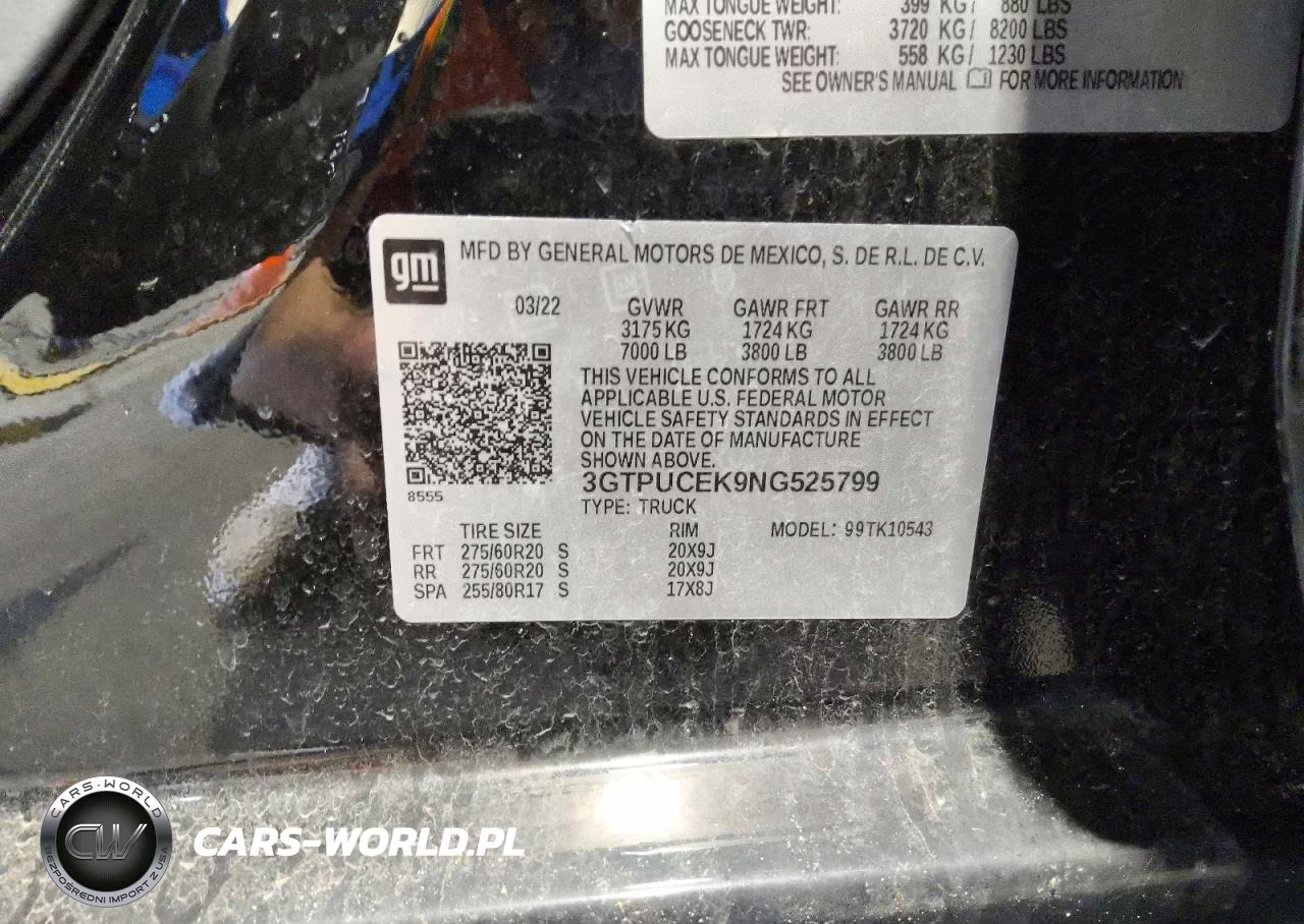 2022 GMC Sierra K1500 Elevation VIN:3GTPUCEK9NG525799 - 12