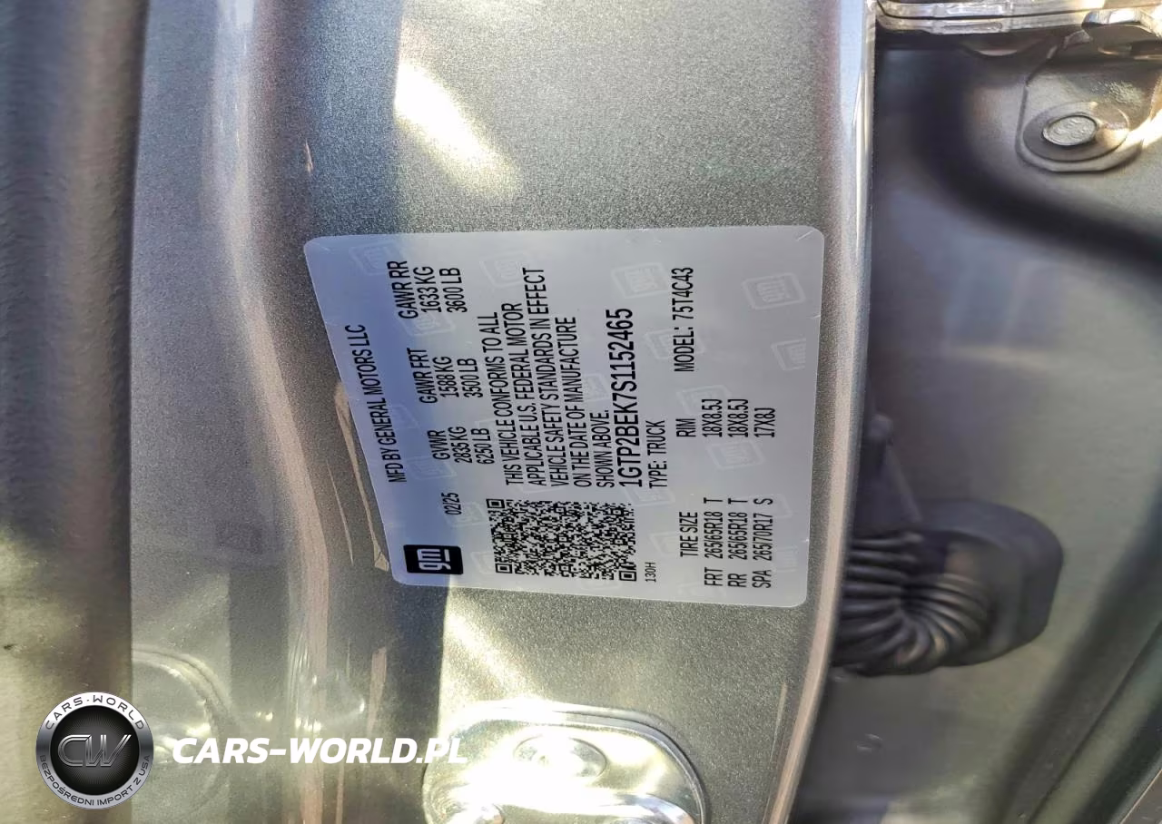 2025 GMC Canyon Elevation VIN:1GTP2BEK7S1152465 - 12