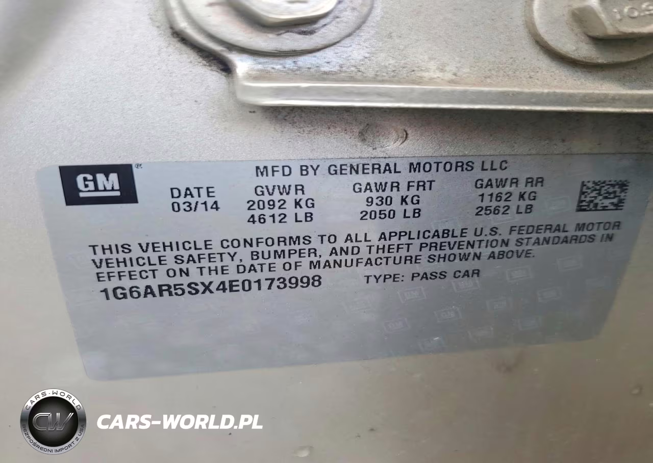2014 Cadillac Cts Luxury Collection VIN:1G6AR5SX4E0173998 - 12
