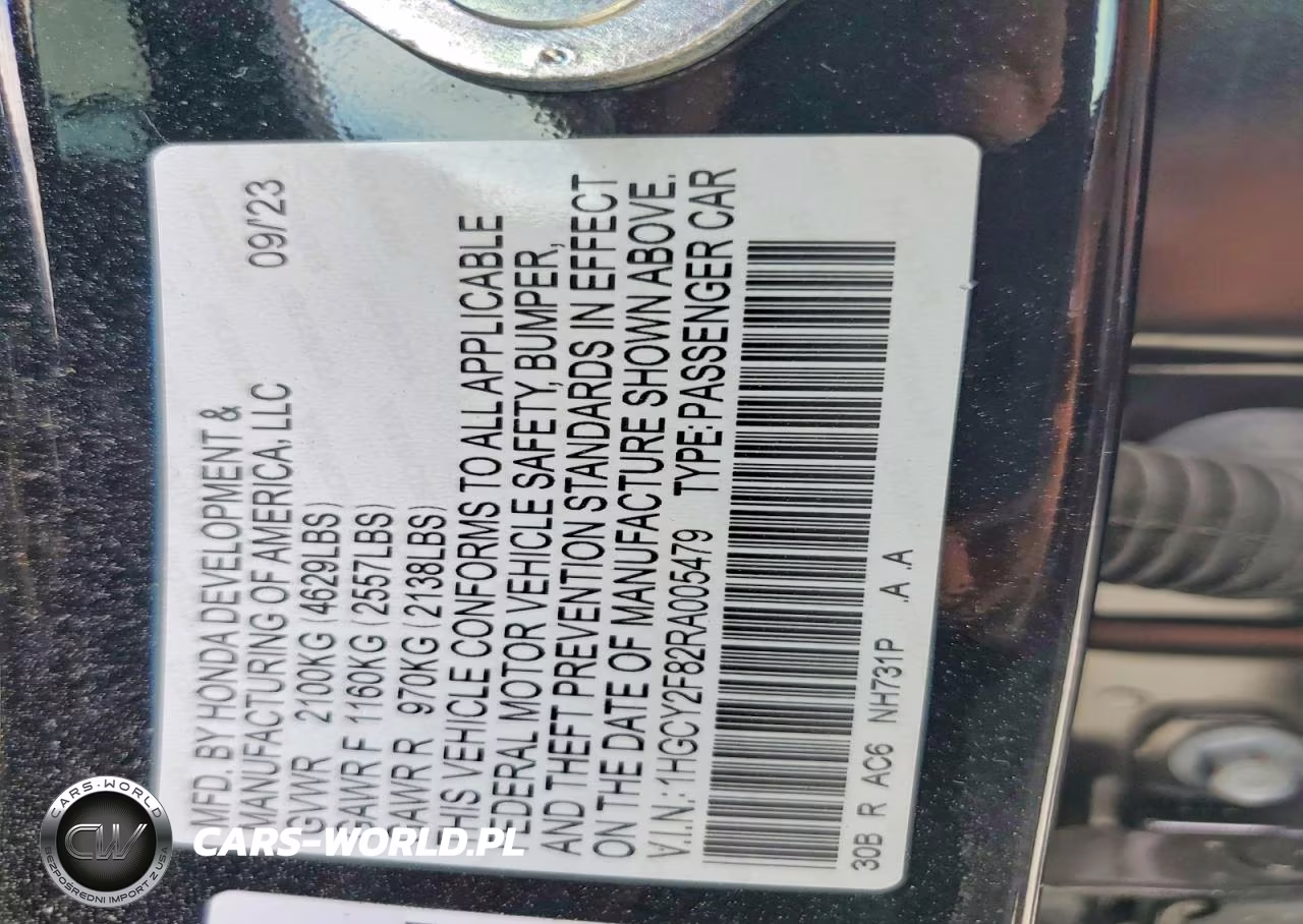 2024 Honda Accord Touring Hybrid VIN:1HGCY2F82RA005479 - 12