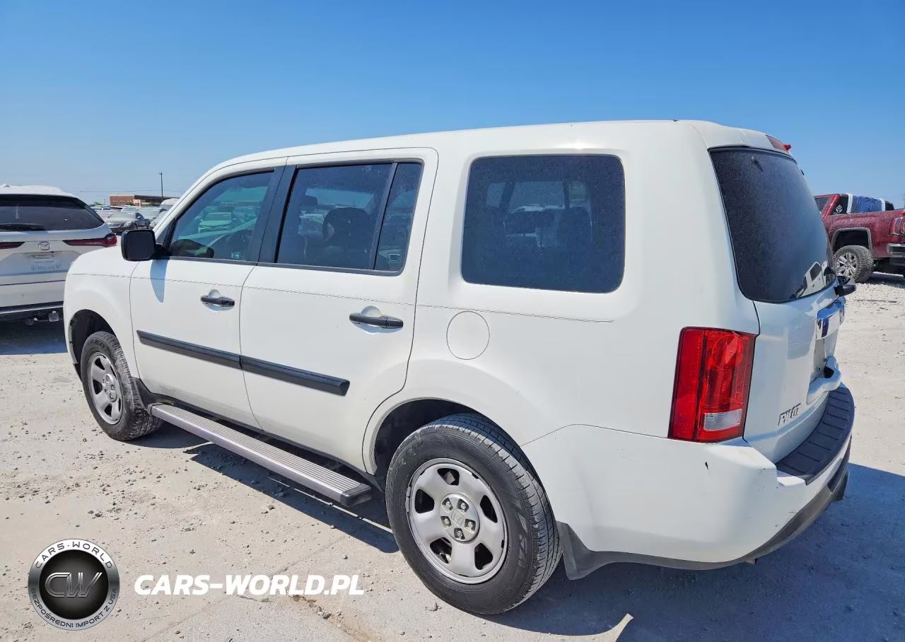 2012 Honda Pilot Lx VIN:5FNYF3H29CB003574 - 2