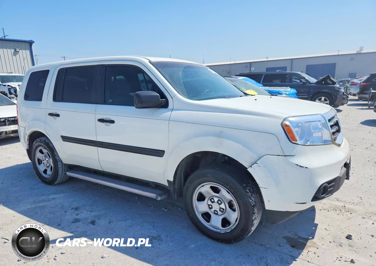 2012 Honda Pilot Lx VIN:5FNYF3H29CB003574 - 4