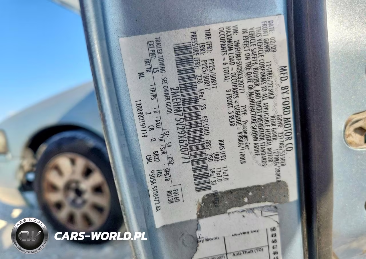 2009 Mercury Grand Marquis Ls VIN:2MEHM75V29X620771 - 12