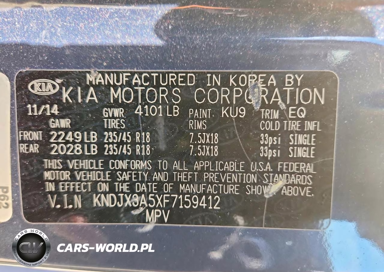 2015 Kia Soul ! VIN:KNDJX3A5XF7159412 - 13