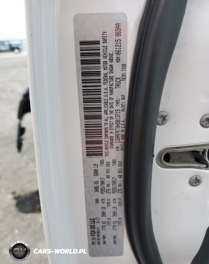 2017 Ram 1500 St VIN:1C6RR7KT0HS813715 - 12