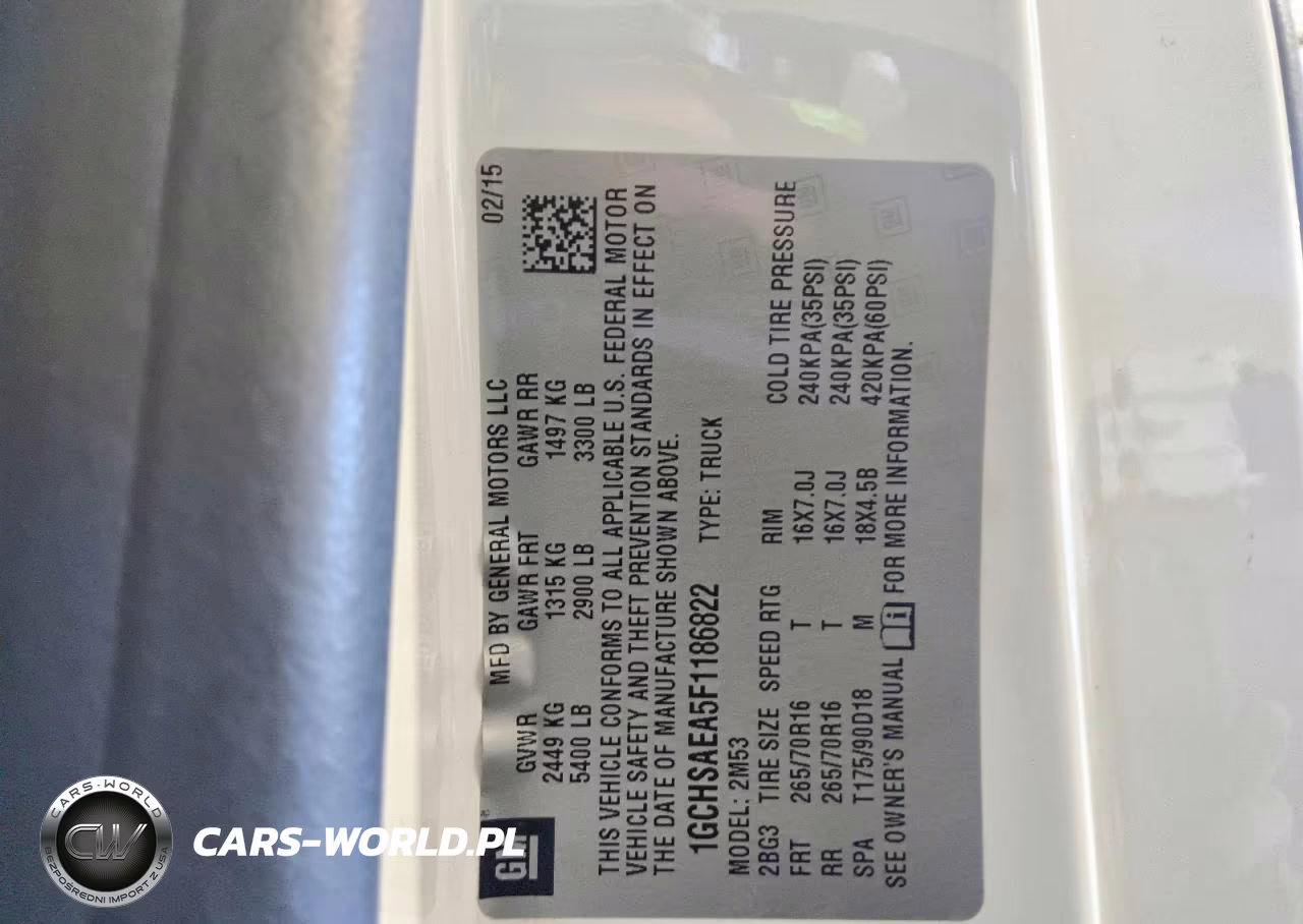 2015 Chevrolet Colorado VIN:1GCHSAEA5F1186822 - 12