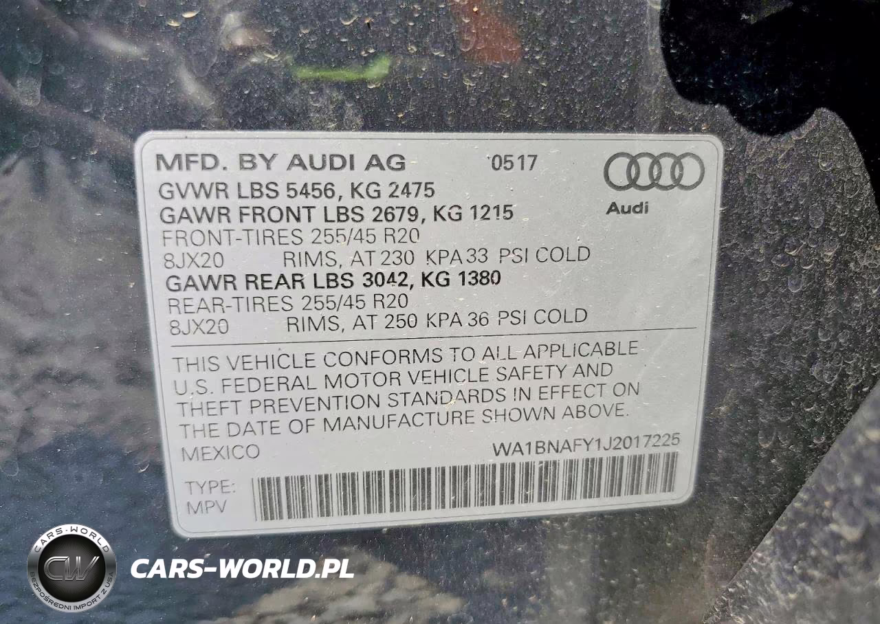 2018 Audi Q5 Premium Plus VIN:WA1BNAFY1J2017225 - 13