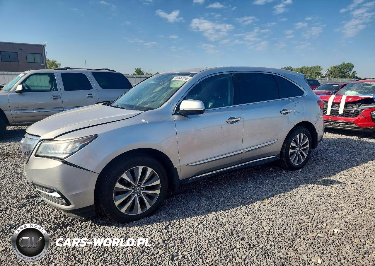 2015 Acura Mdx Technology VIN:5FRYD4H48FB013433 - 1