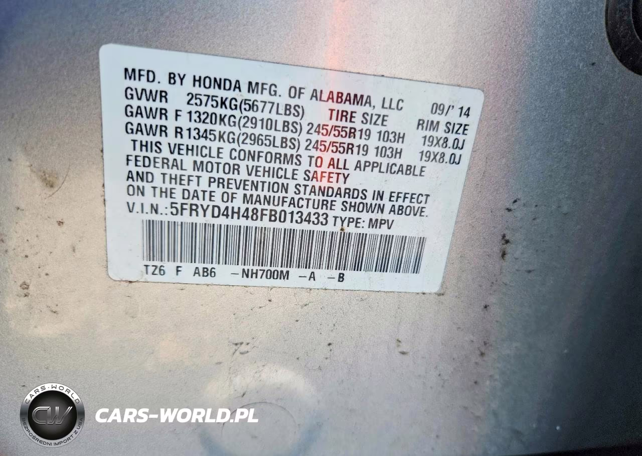 2015 Acura Mdx Technology VIN:5FRYD4H48FB013433 - 12