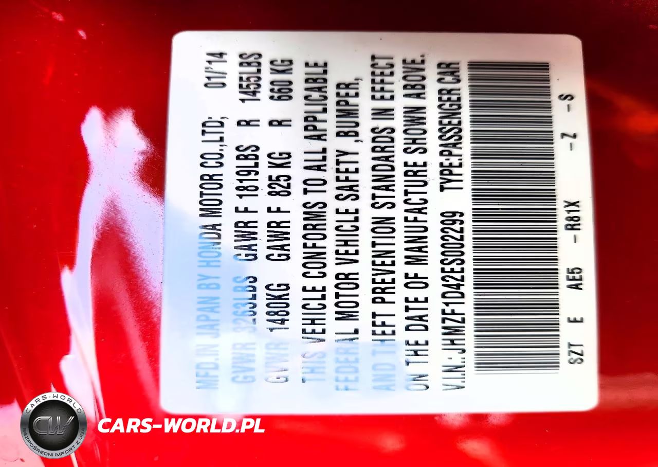 2014 Honda Cr-Z VIN:JHMZF1D42ES002299 - 12
