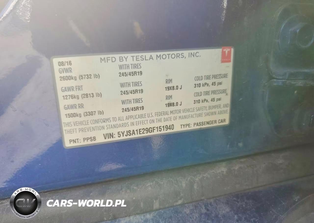 2016 Tesla Model S VIN:5YJSA1E29GF151940 - 13