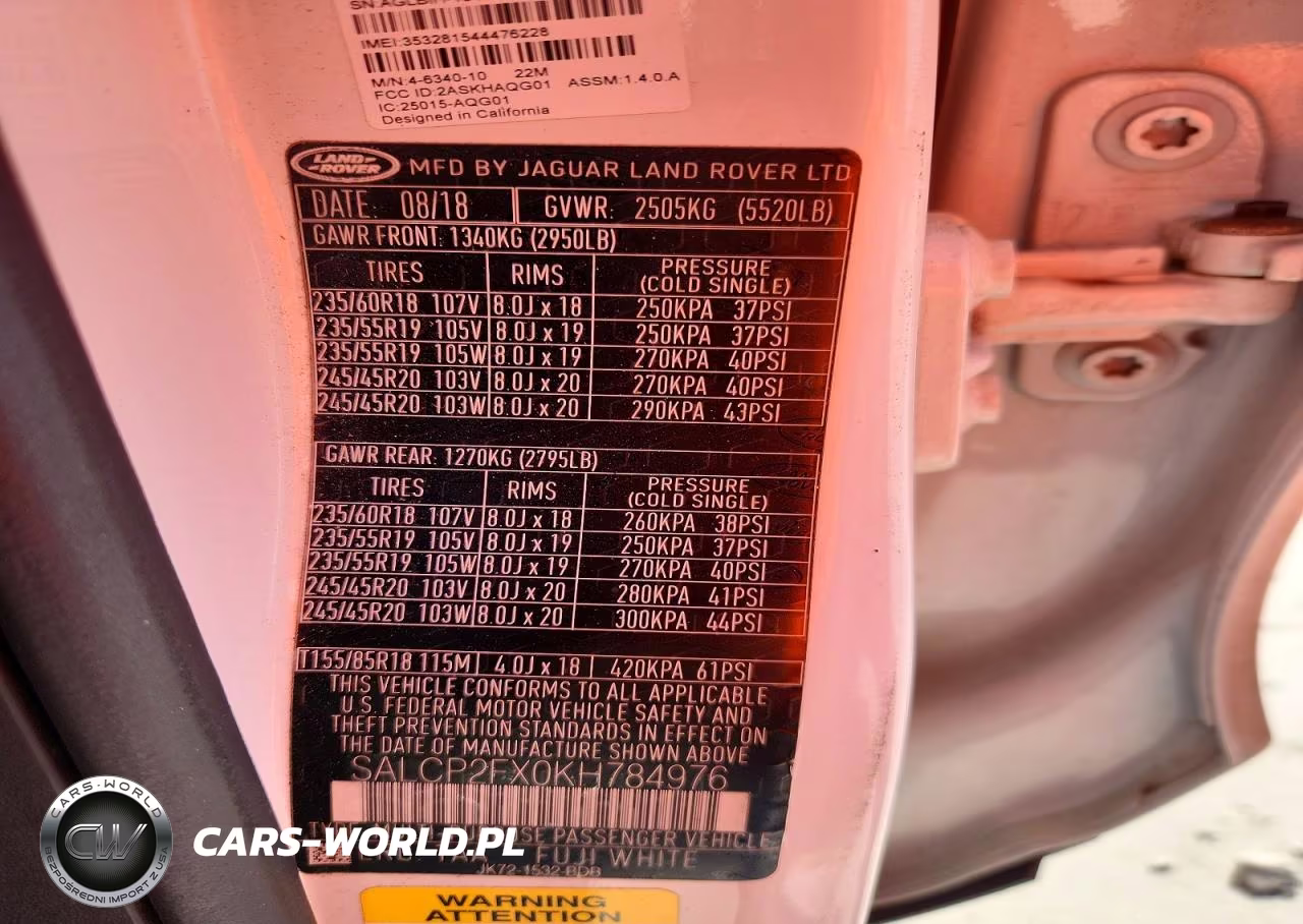 2019 Land Rover Discovery Sport Se VIN:SALCP2FX0KH784976 - 13
