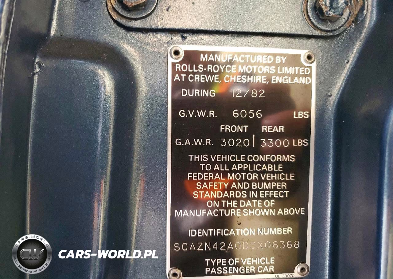 1986 Rolls Royce Silver Seraph VIN:SCAZN42A0DCX06368 - 12