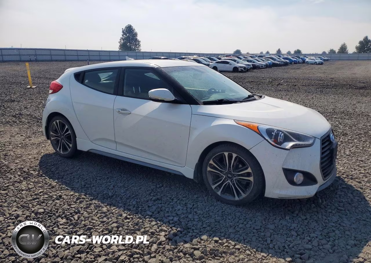 2016 Hyundai Veloster Turbo VIN:KMHTC6AEXGU265671 - 4
