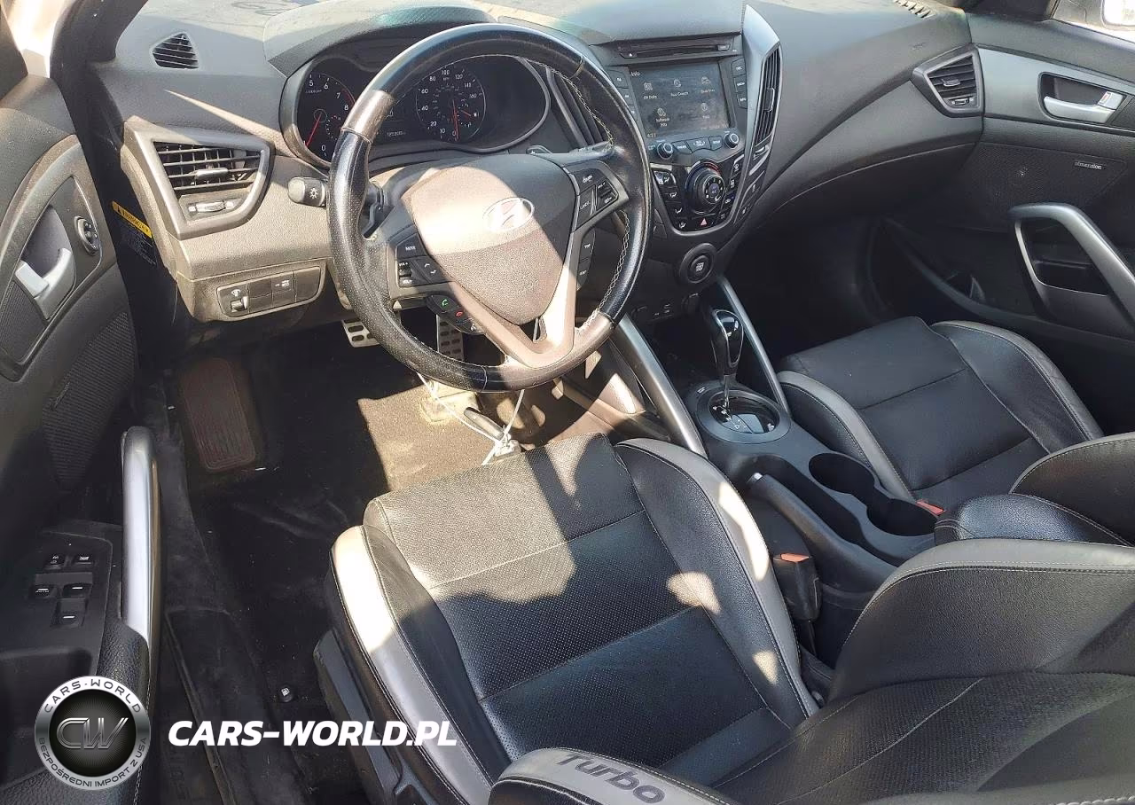 2016 Hyundai Veloster Turbo VIN:KMHTC6AEXGU265671 - 8