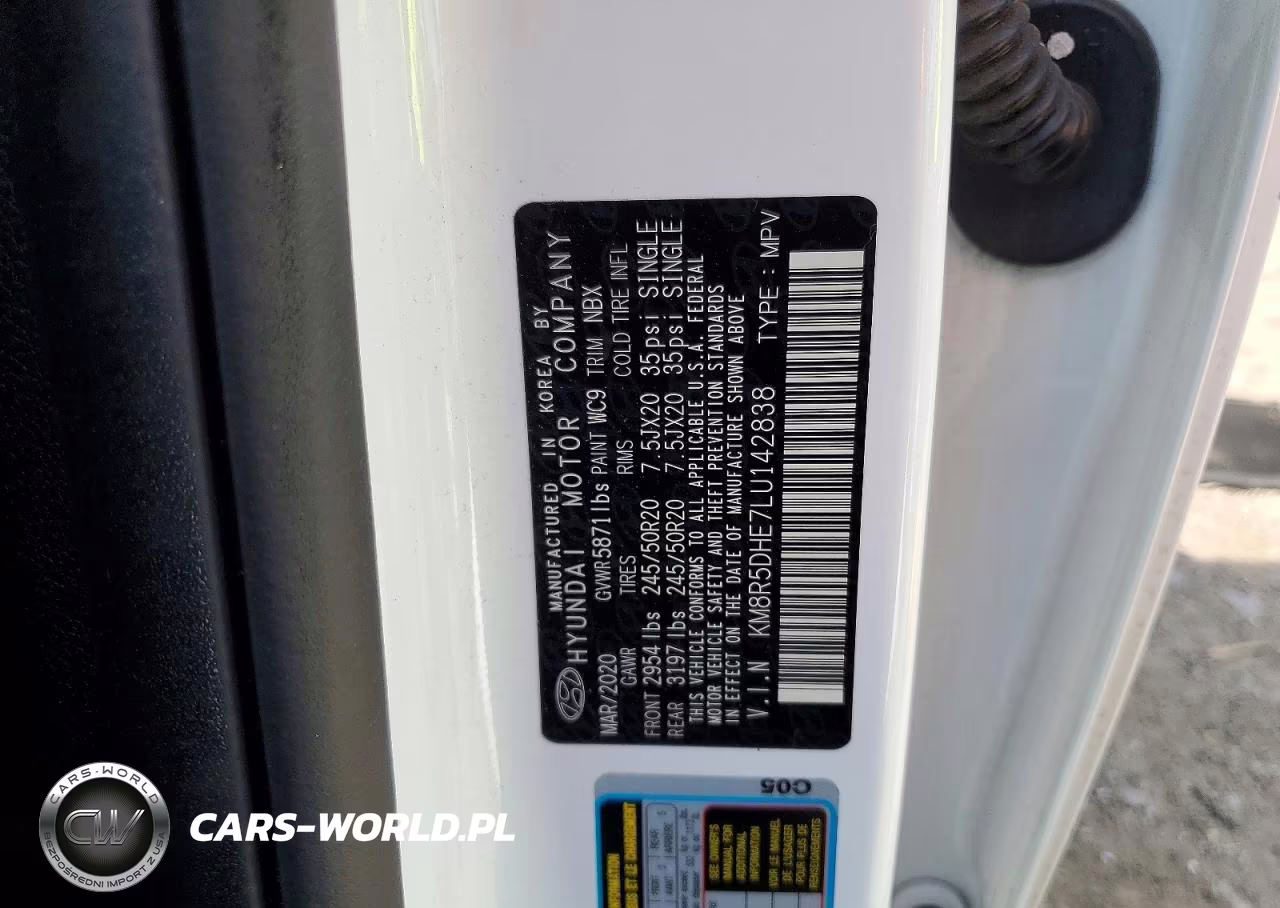 2020 Hyundai Palisade Limited VIN:KM8R5DHE7LU142838 - 14