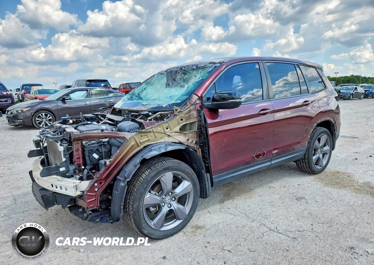 2019 Honda Passport Touring VIN:5FNYF8H94KB029539 - 1