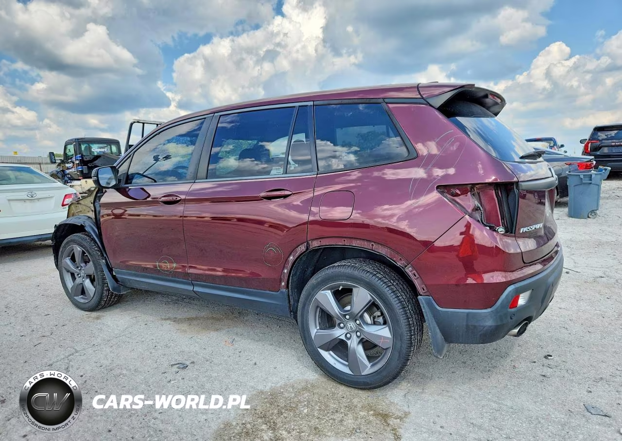 2019 Honda Passport Touring VIN:5FNYF8H94KB029539 - 2