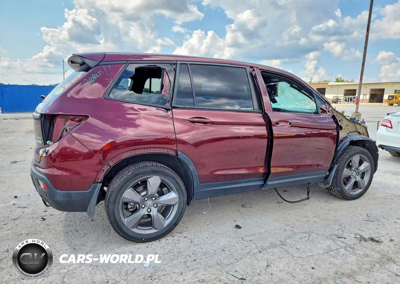 2019 Honda Passport Touring VIN:5FNYF8H94KB029539 - 3