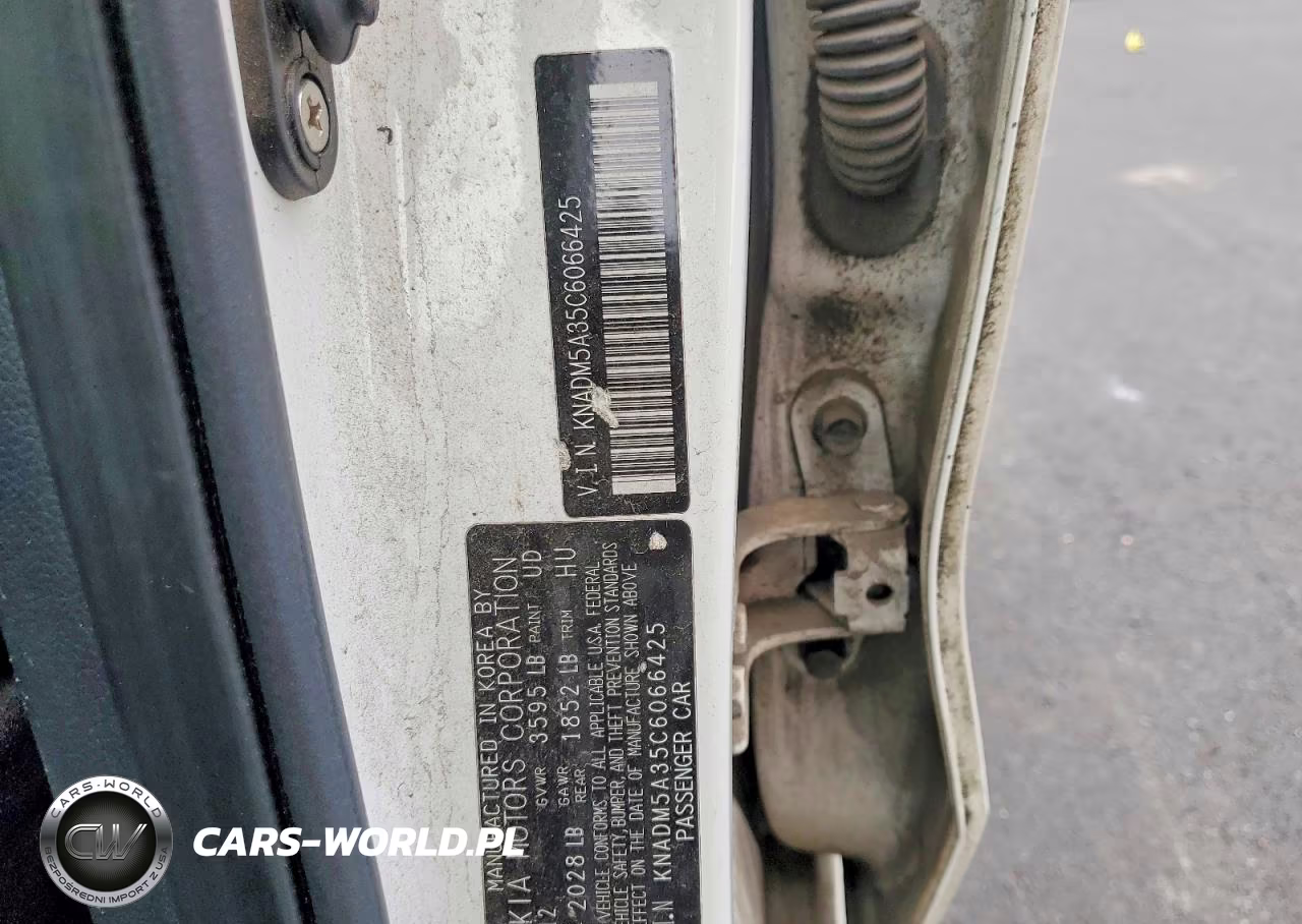 2012 Kia Rio Lx VIN:KNADM5A35C6066425 - 12