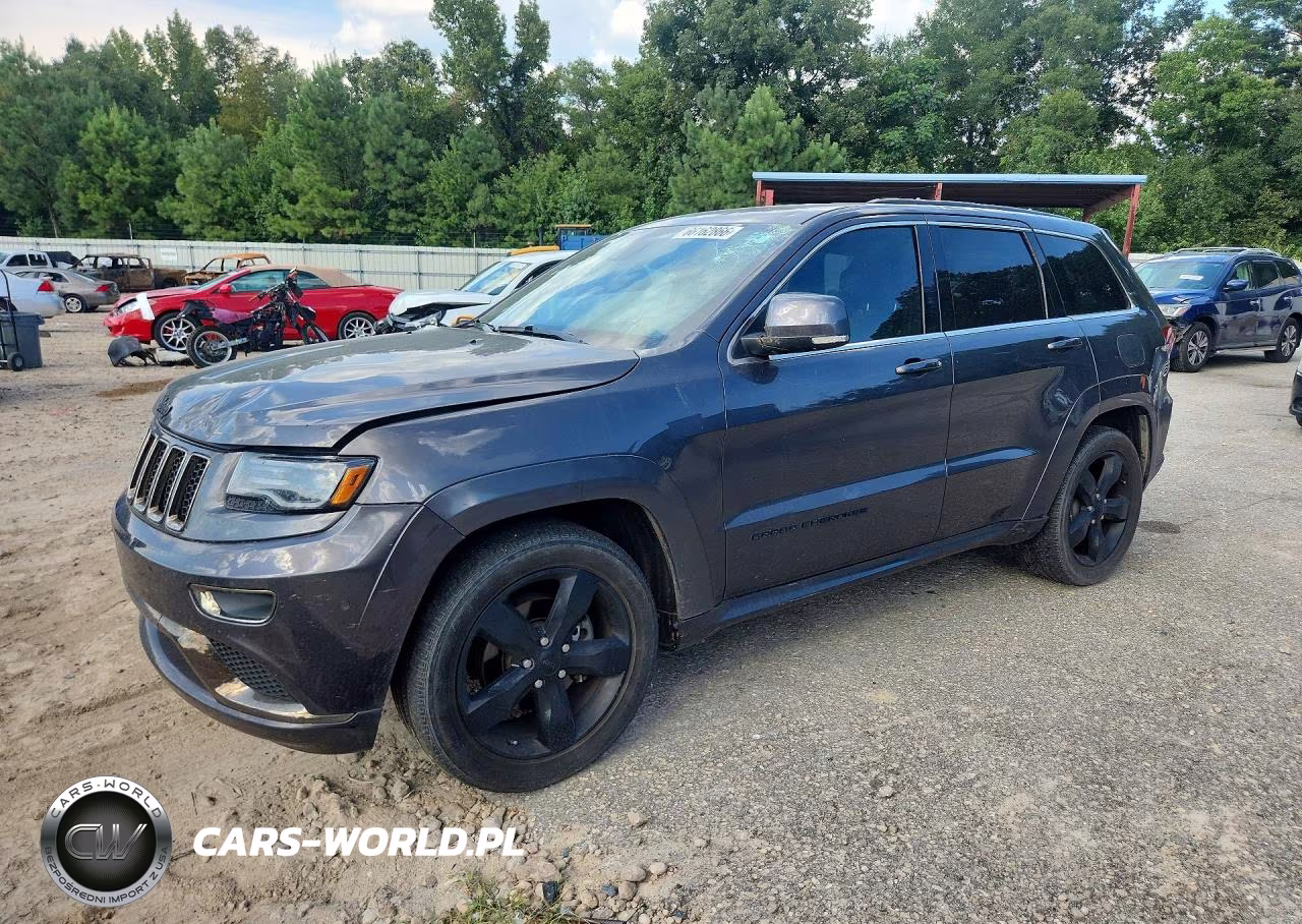 2015 Jeep Grand Cherokee Overland VIN:1C4RJECG5FC144175 - 1