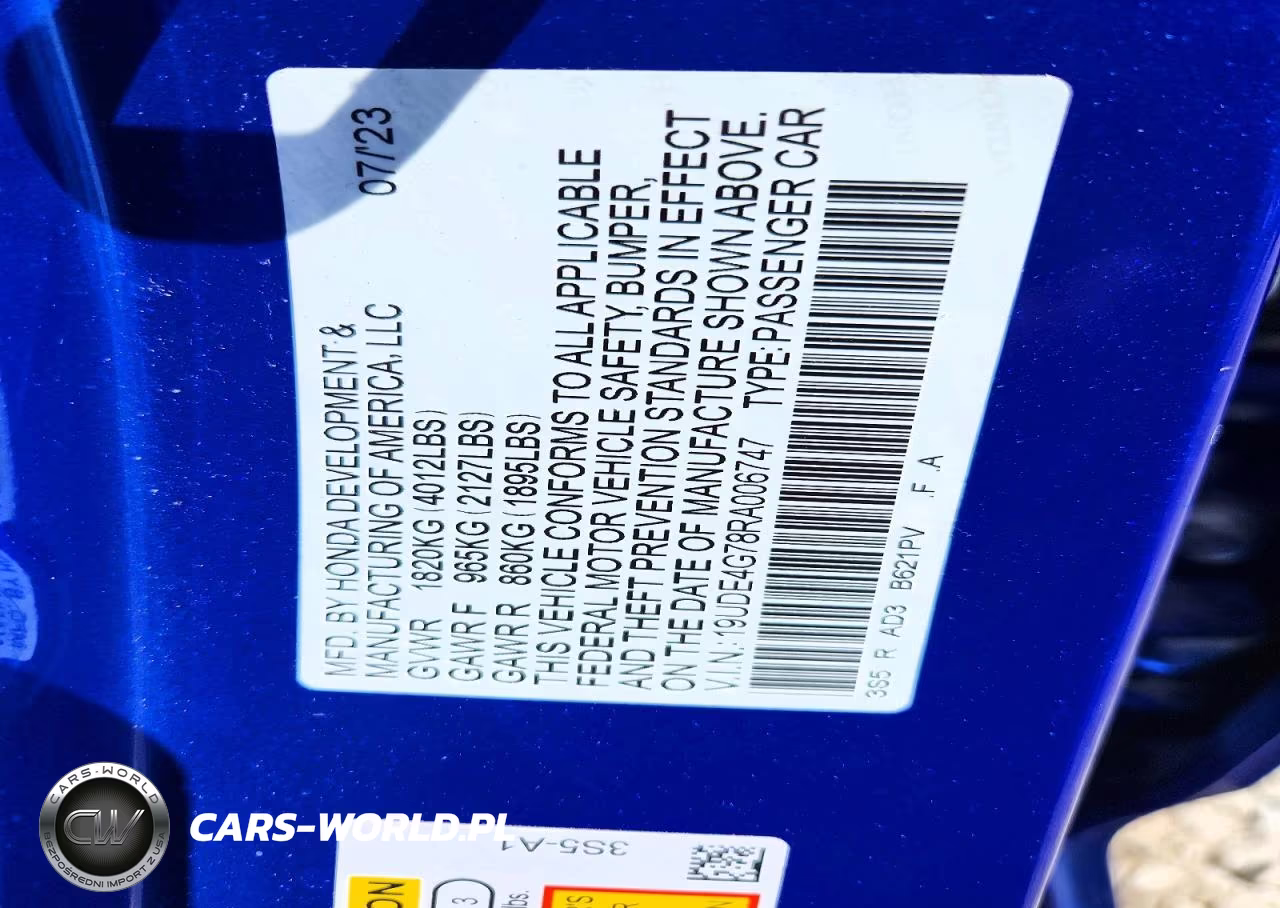 2024 Acura Integra A-Spec Tech VIN:19UDE4G78RA006747 - 13
