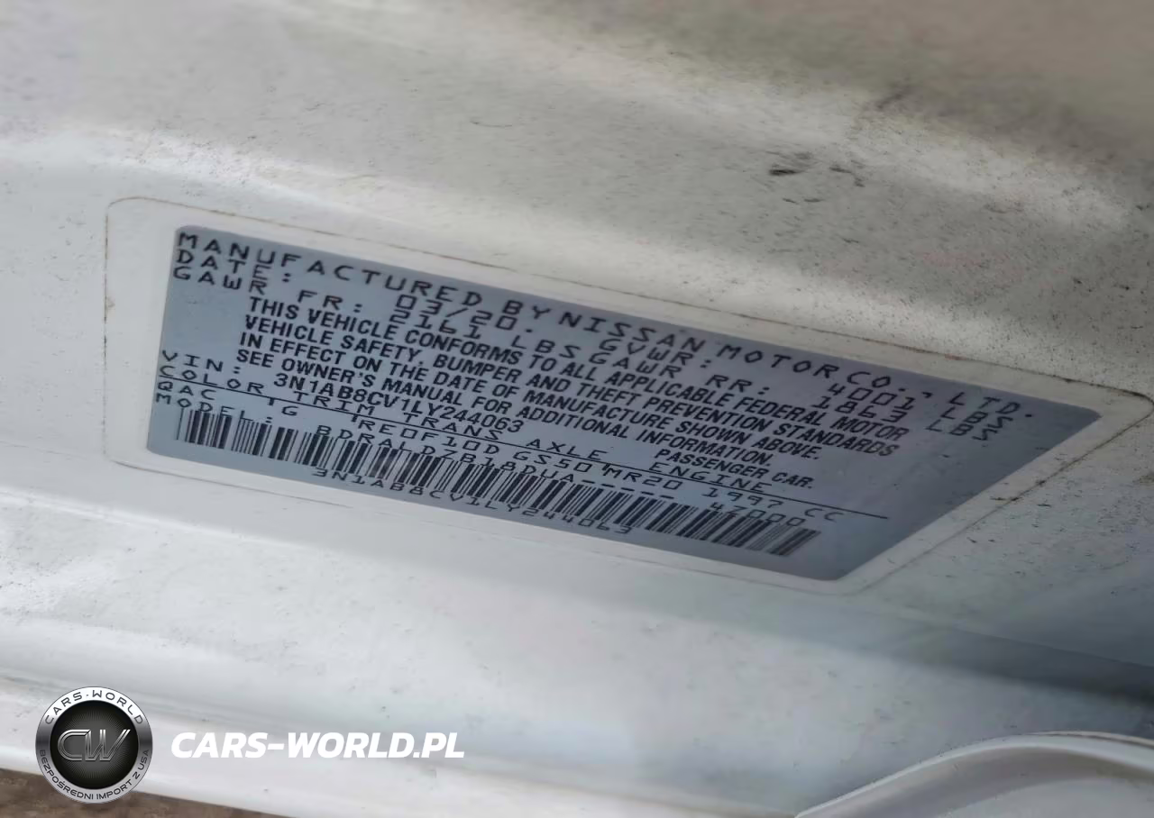2020 Nissan Sentra Sv VIN:3N1AB8CV1LY244063 - 12