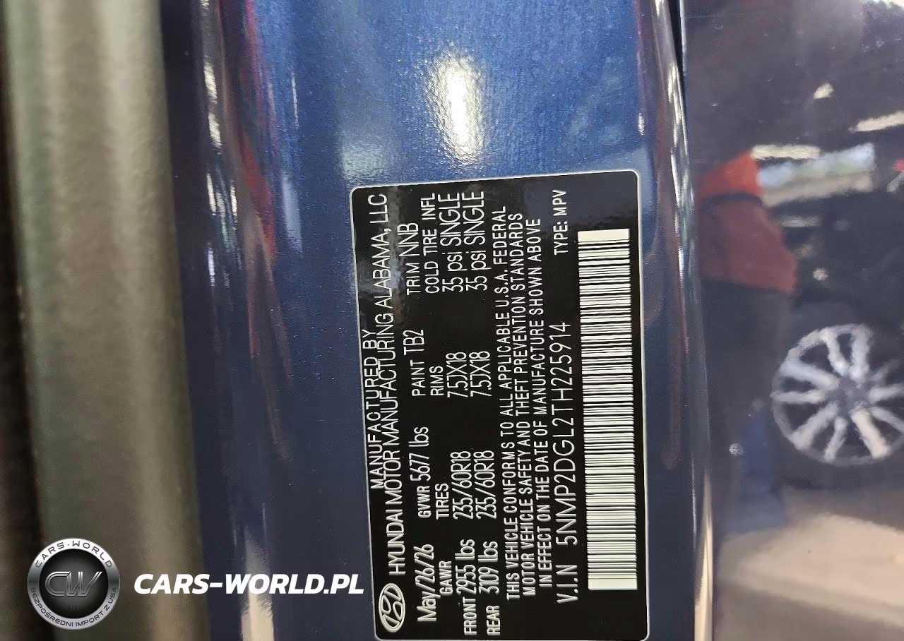2026 Hyundai Santa Fe Sel VIN:5NMP2DGL2TH225914 - 13