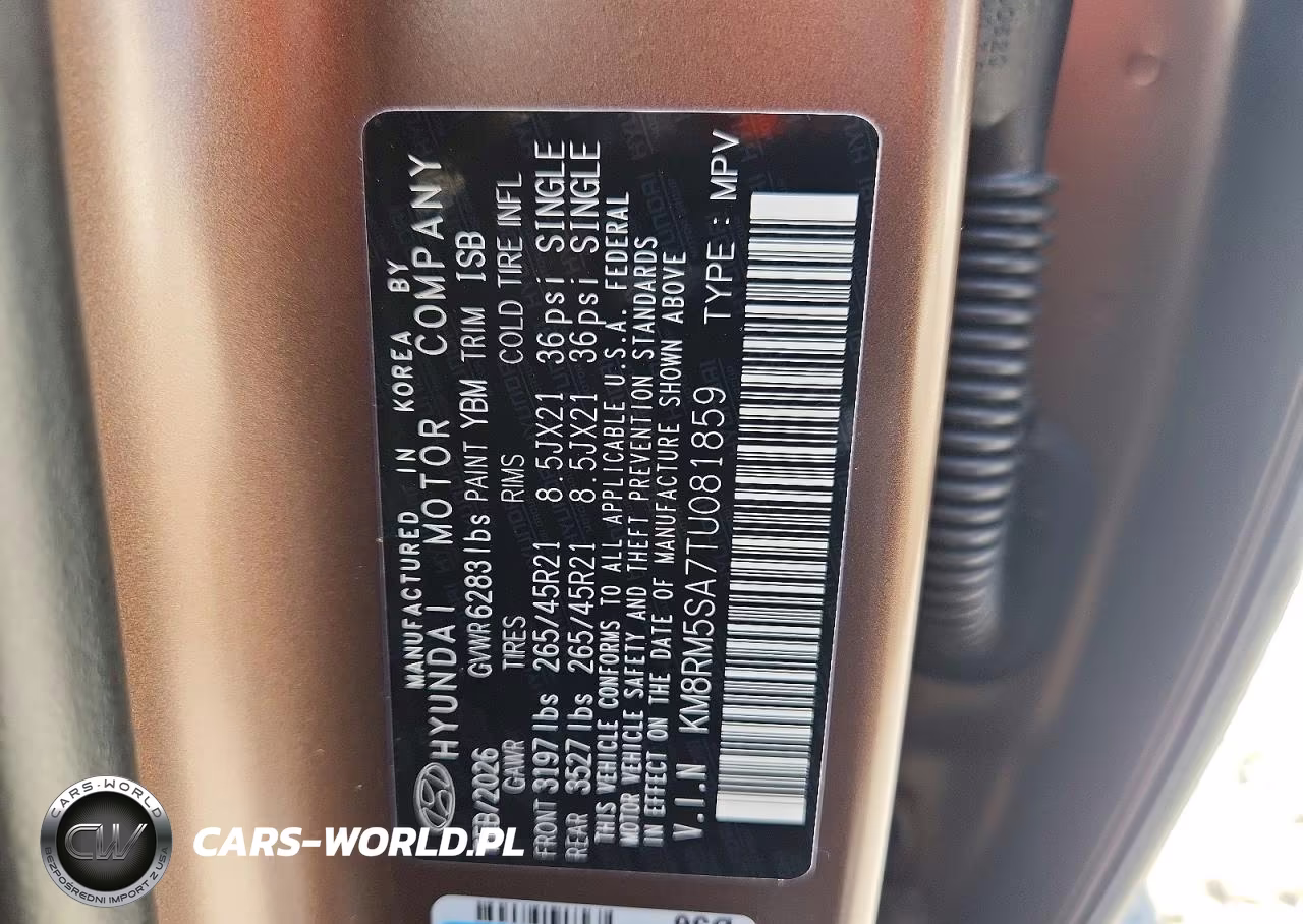 2026 Hyundai Palisade Calligraphy VIN:KM8RM5SA7TU081859 - 13