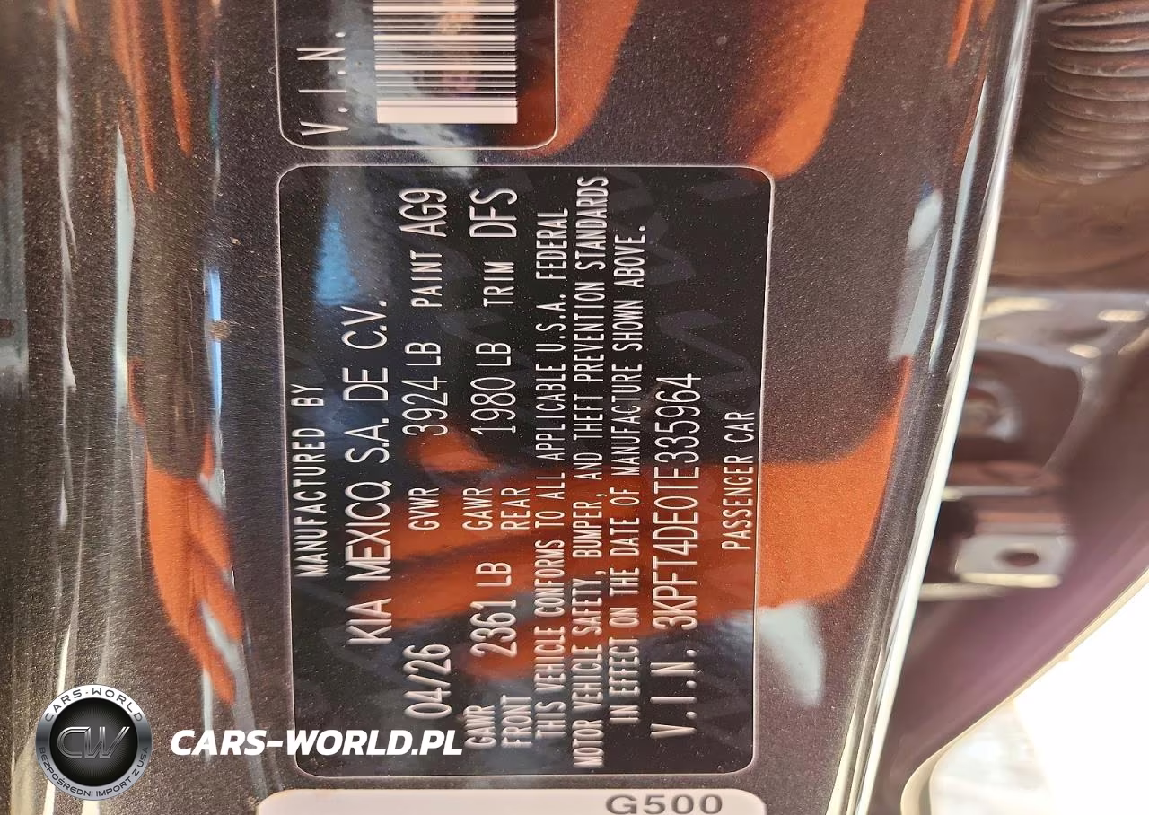2026 Kia K4 Lxs VIN:3KPFT4DE0TE335964 - 12