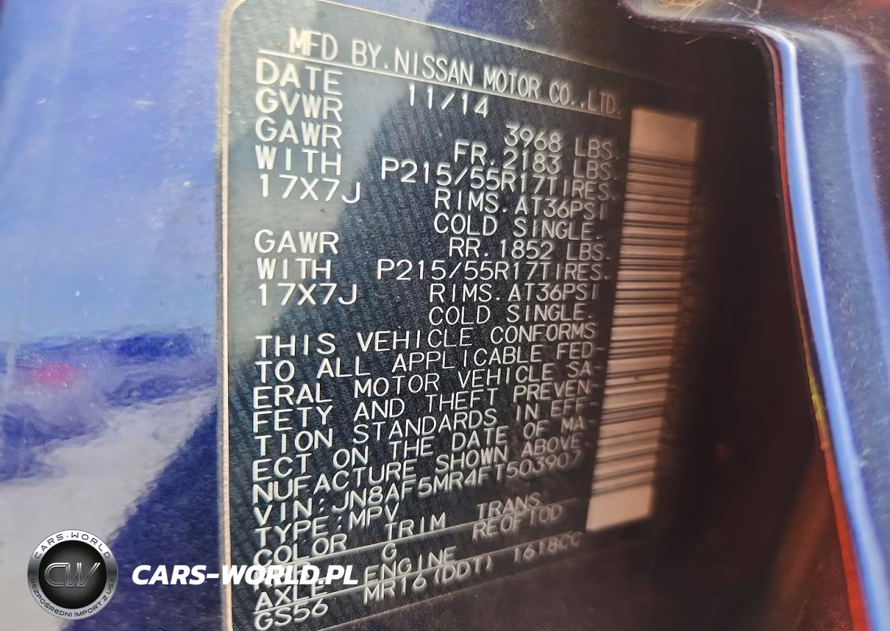 2015 Nissan Juke S VIN:JN8AF5MR4FT503907 - 12