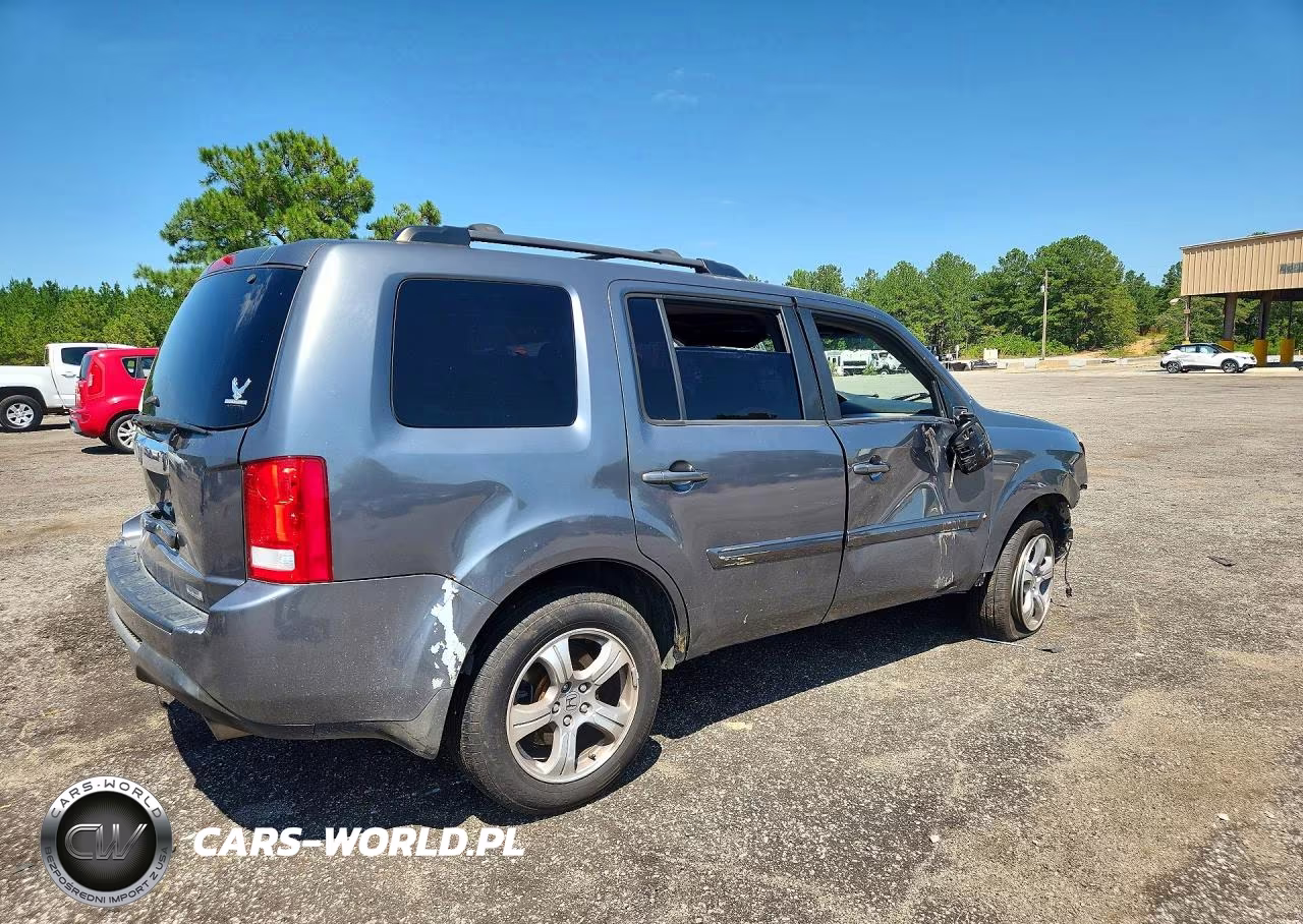 2013 Honda Pilot Exl VIN:5FNYF3H59DB001416 - 3