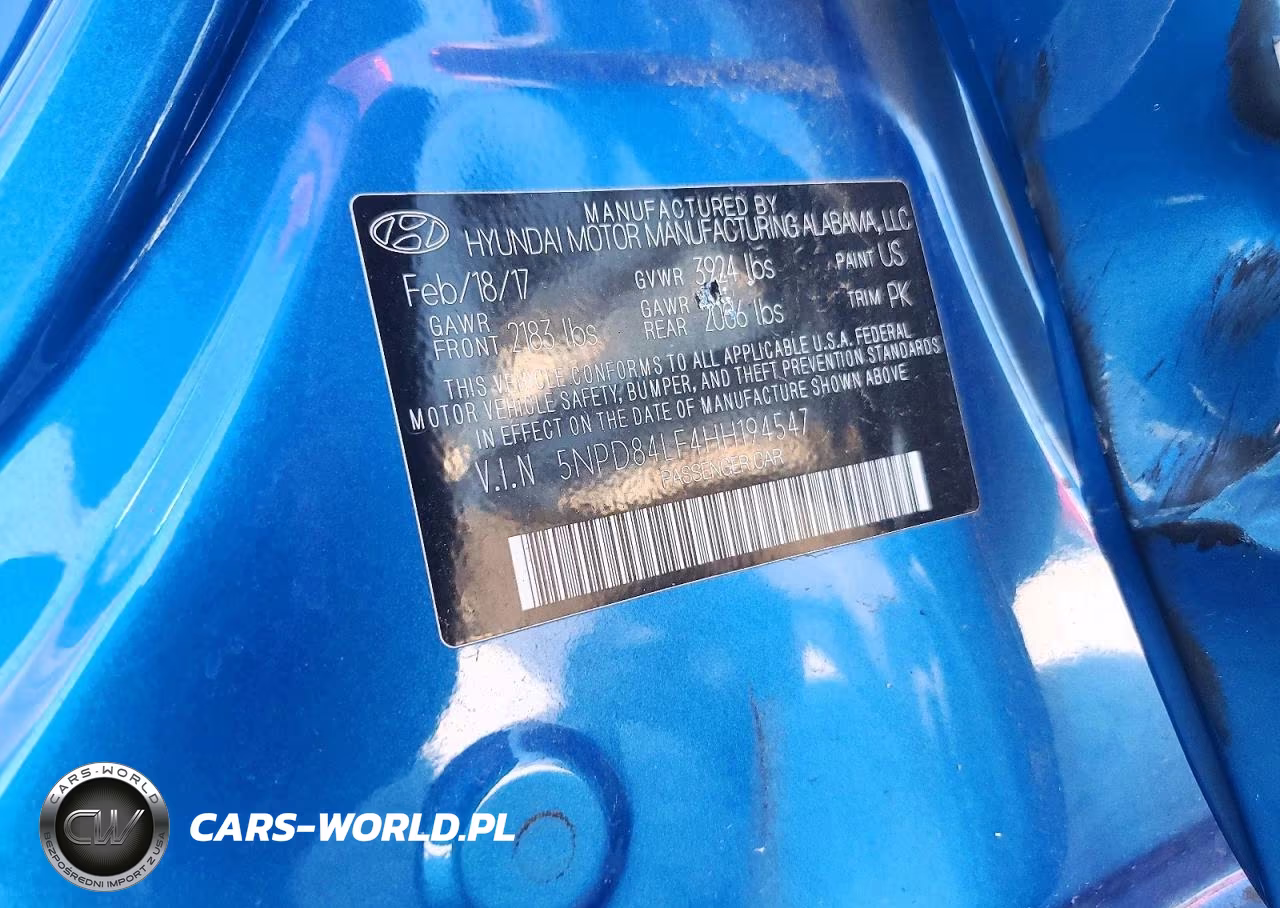 2017 Hyundai Elantra Se VIN:5NPD84LF4HH194547 - 12