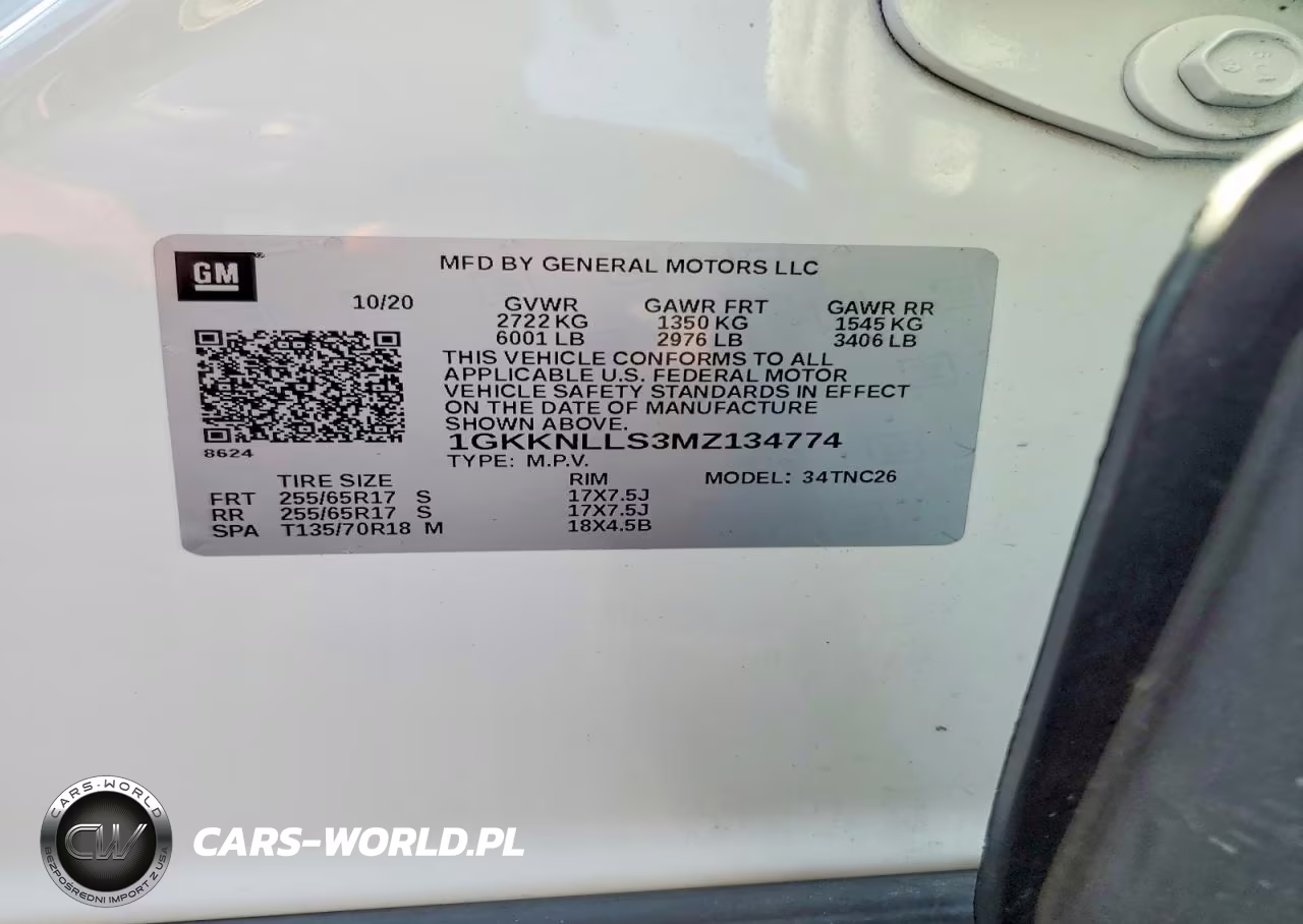 2021 GMC Acadia At4 VIN:1GKKNLLS3MZ134774 - 13