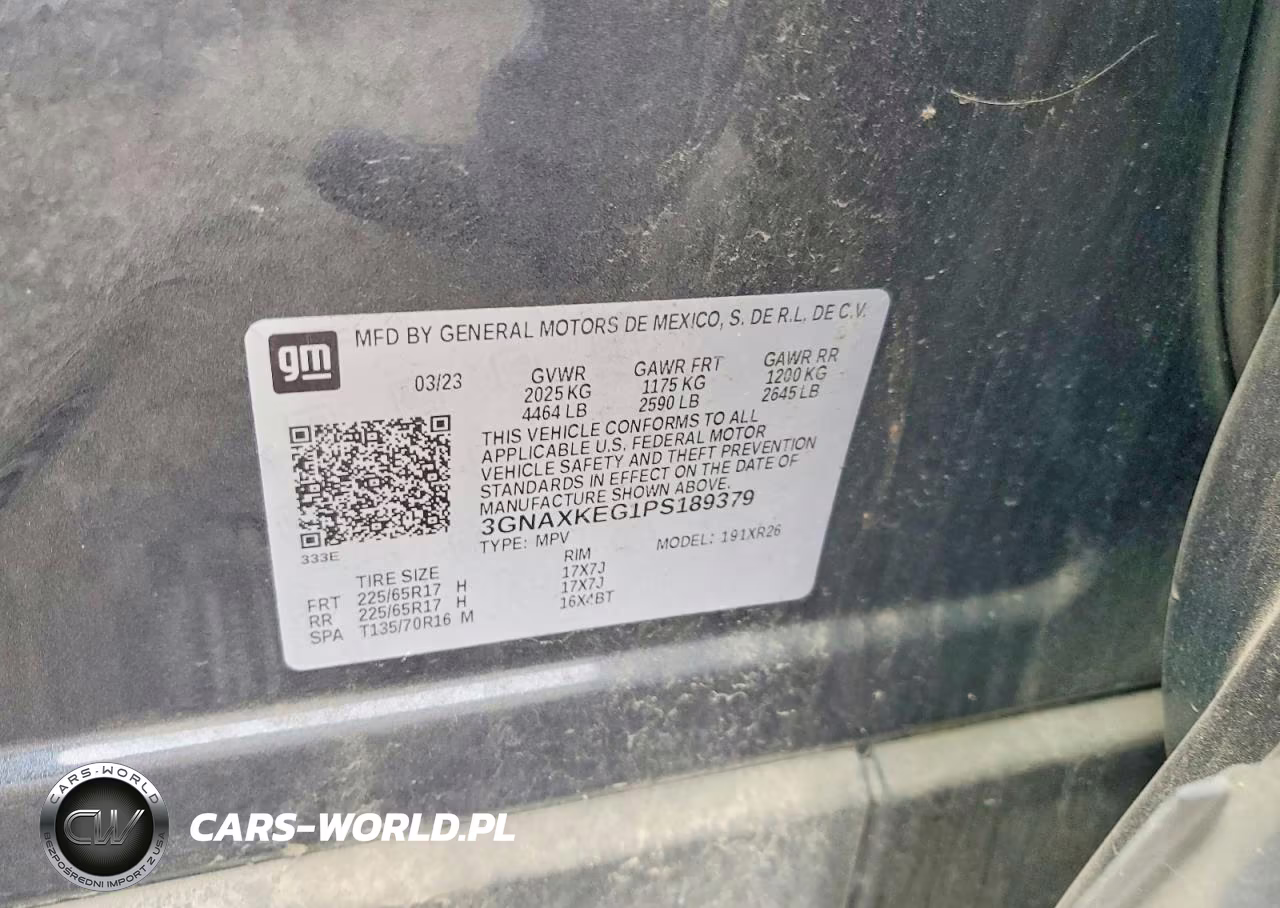 2023 Chevrolet Equinox Lt VIN:3GNAXKEG1PS189379 - 12