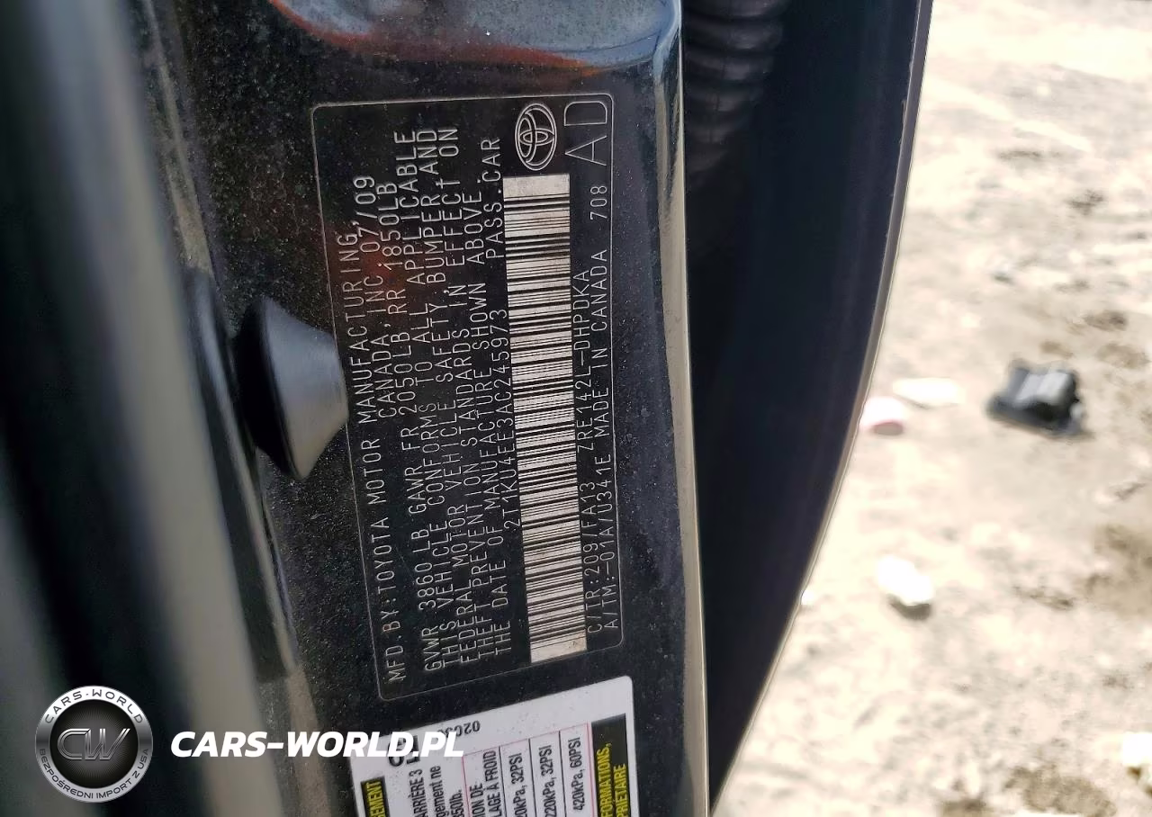 2010 Toyota Matrix Base VIN:2T1KU4EE3AC245973 - 12