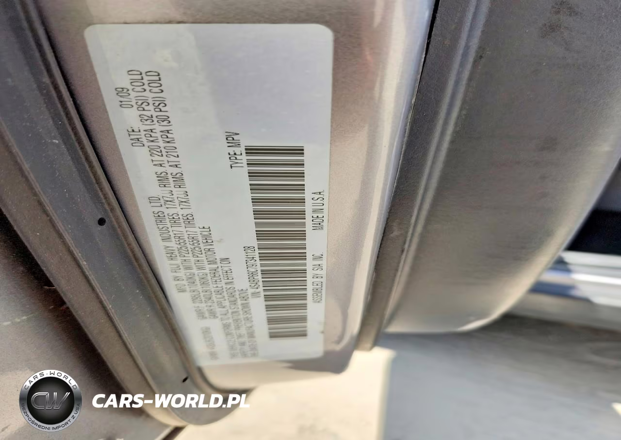 2009 Subaru Outback 2.5I Limited VIN:4S4BP66C797341128 - 12