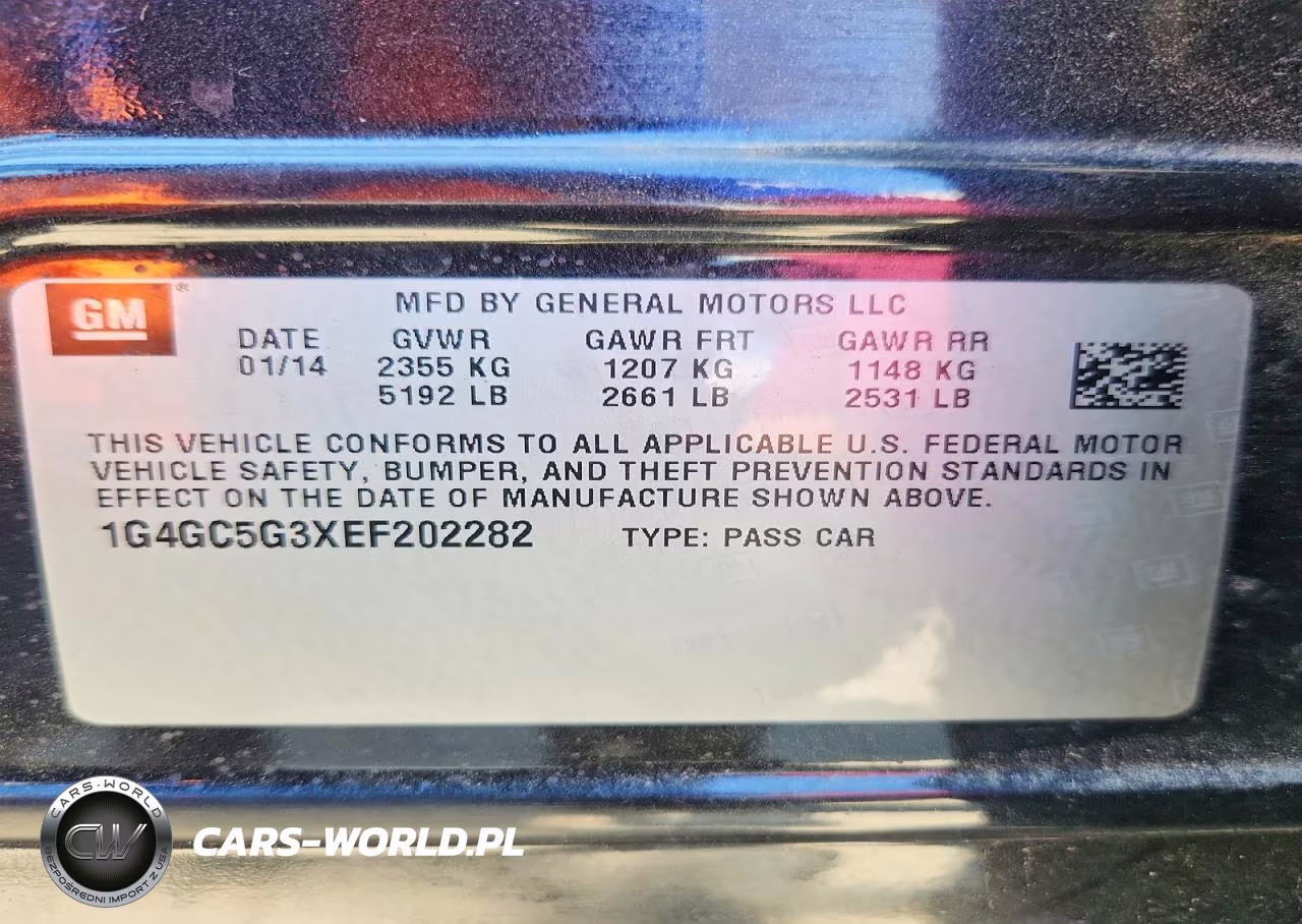 2014 Buick Lacrosse VIN:1G4GC5G3XEF202282 - 12