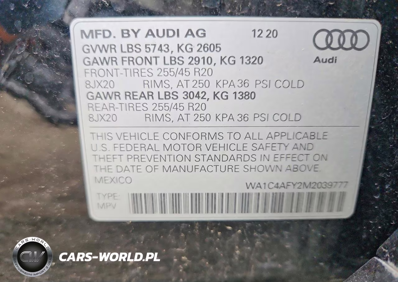 2021 Audi Sq5 Prestige VIN:WA1C4AFY2M2039777 - 13