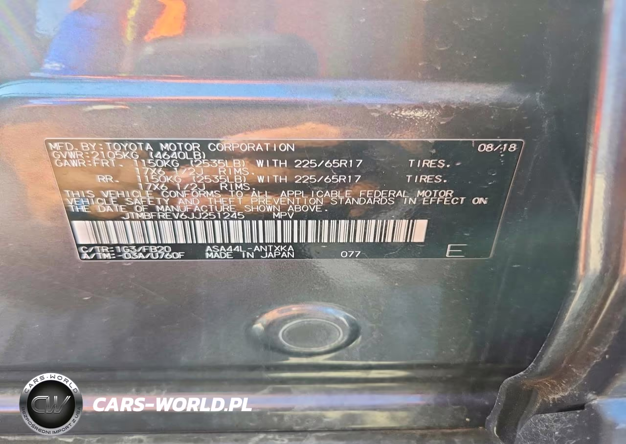 2018 Toyota Rav4 Le VIN:JTMBFREV6JJ251245 - 13